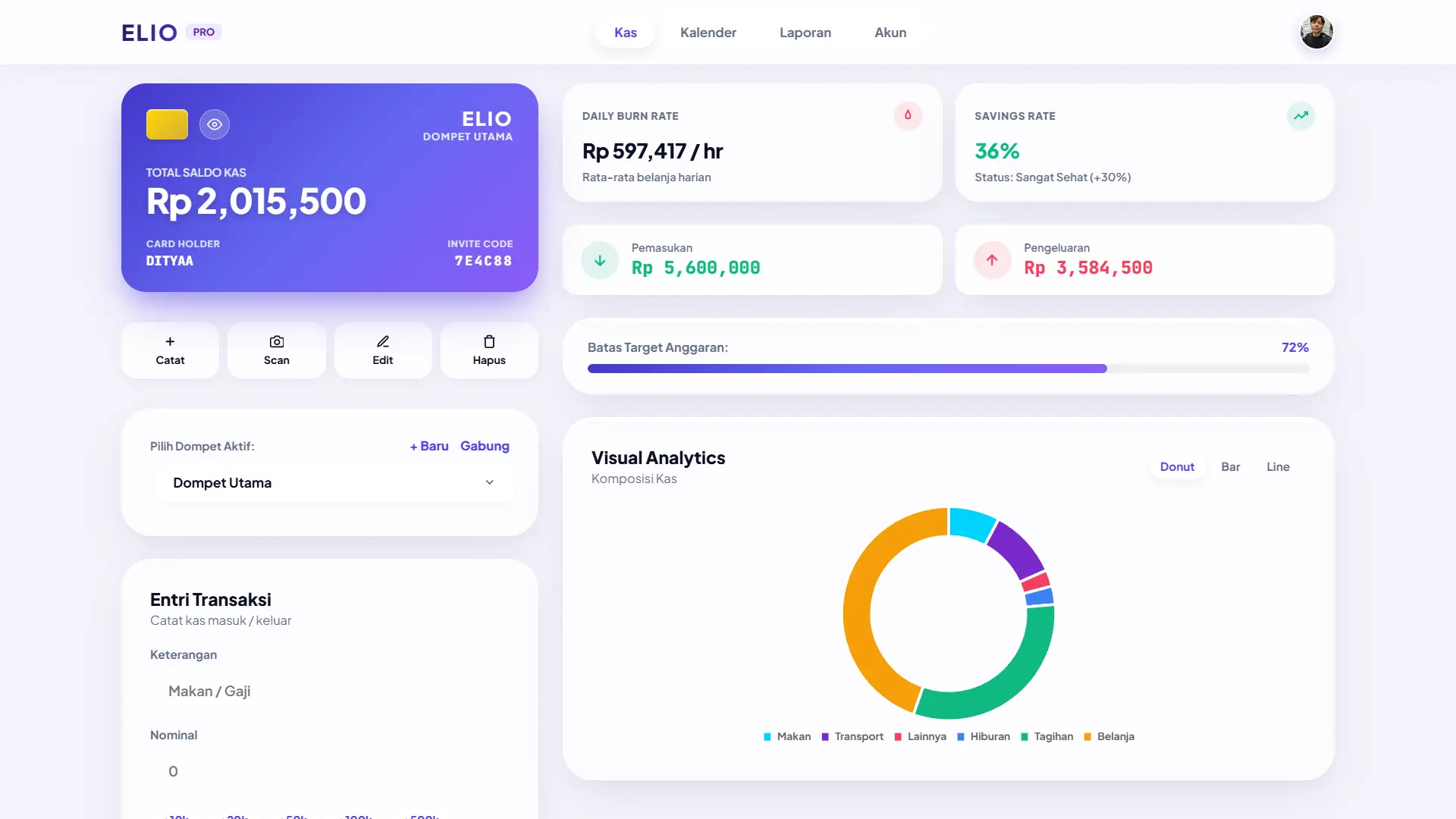 ELIO - Money Tracker